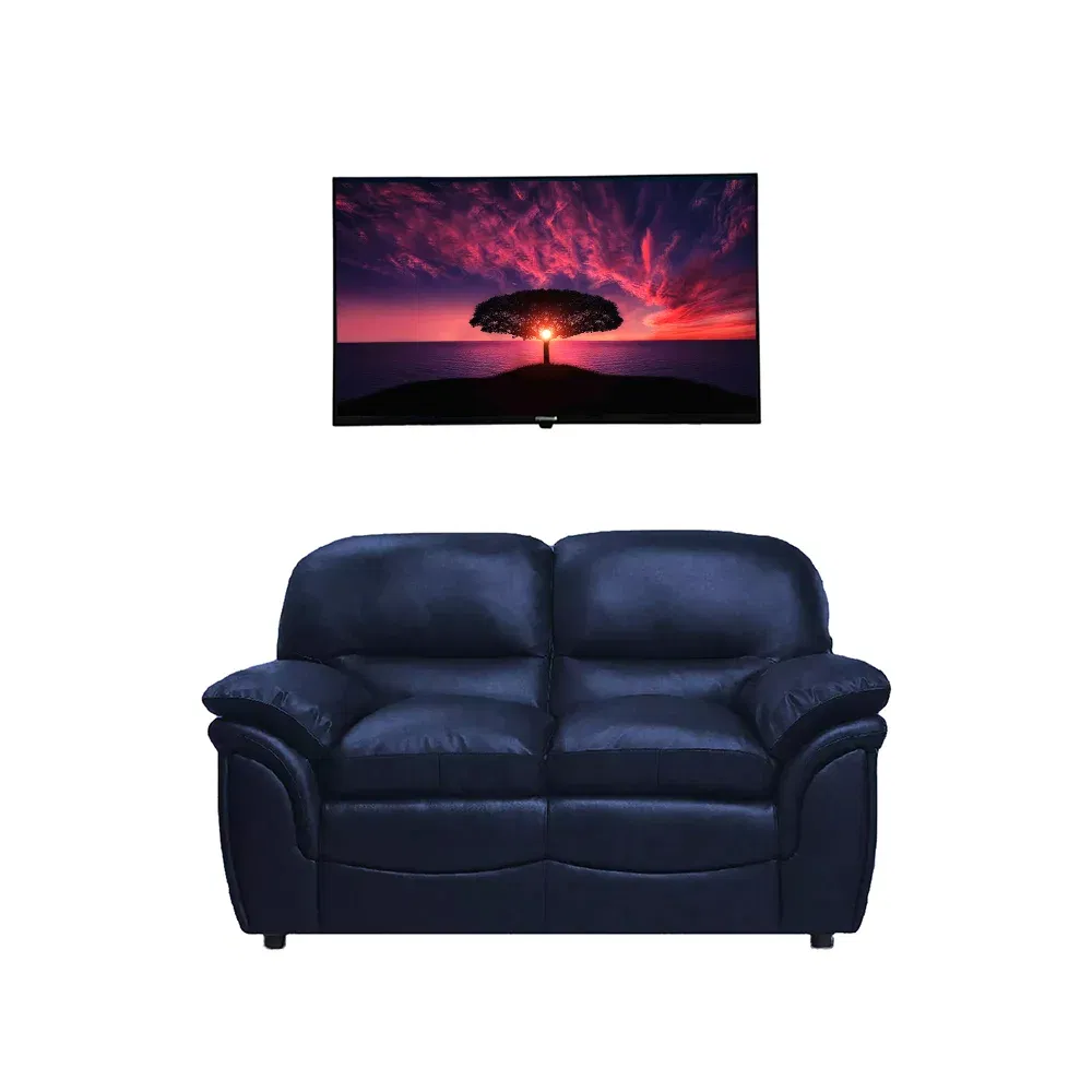 Combo 3 - Exotica Blue 2 Seater Sofa + 43" Smart TV 
