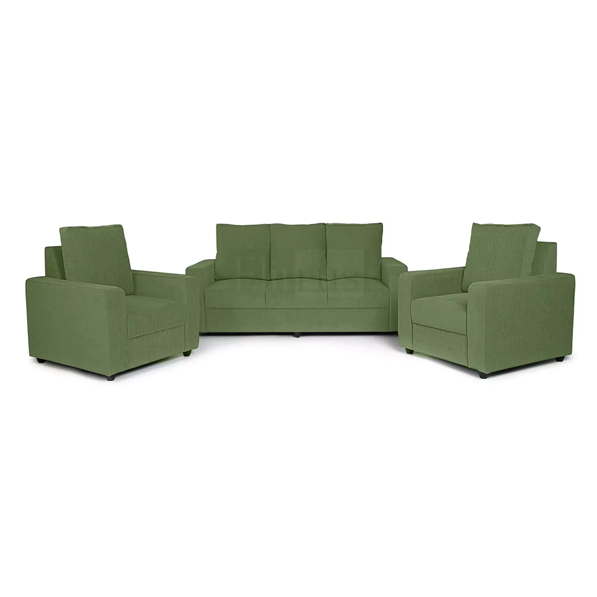 Combo 15 -Â Klassik Green 3 Seater + 1 Seater + 1 Seater Sofa by Elitrus