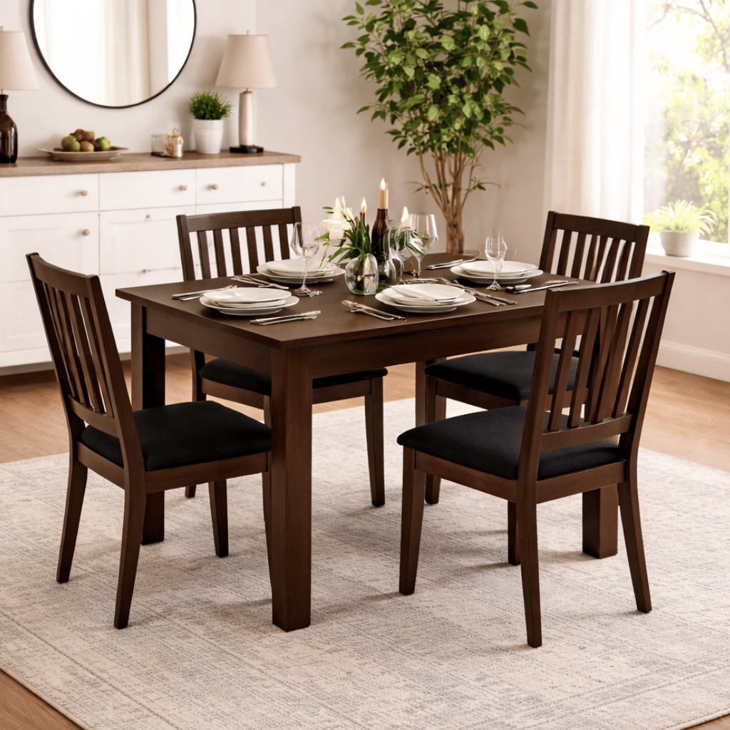 Diner 4 Seater Dining Table Set by Urban Ladder