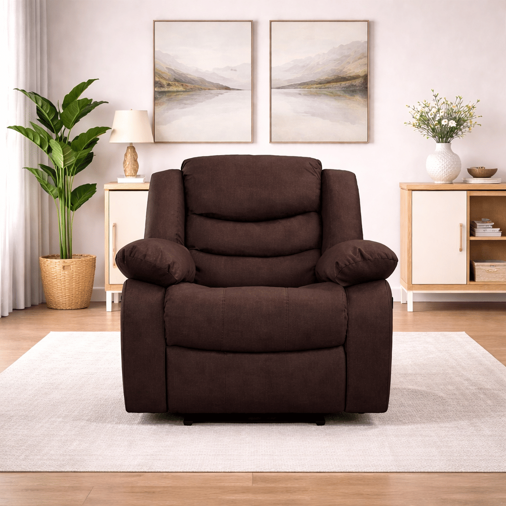 Brown Recliner |1 Seater | Elitrus