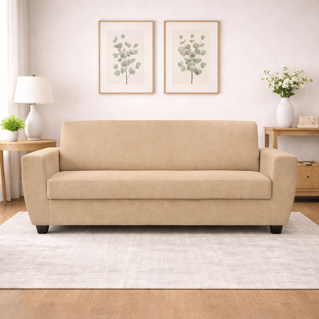 Aston Beige Sofa |3 Seater | Elitrus